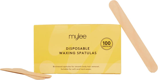 Premium Salon Quality Disposable Wooden Spatulas for Waxing, Pack of 100, Hygenic and Suitable for Warm and Hot Waxes