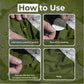Repair Patches (30+ Colours) for Puffer Jackets, Tents, Upholstery - Stick On, Waterproof, Tear-Cold-Heat-Resistant