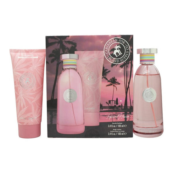 Caribbean Joe Tropical Haven Gift Set 100ml EDP + 100ml Body Lotion