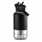 2 Pack Pet Travel Water Bottles Portable Dog Drinking Bottle Black & Green