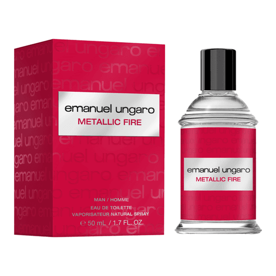 Emanuel Ungaro Metallic Fire Men Eau de Toilette 50ml Spray
