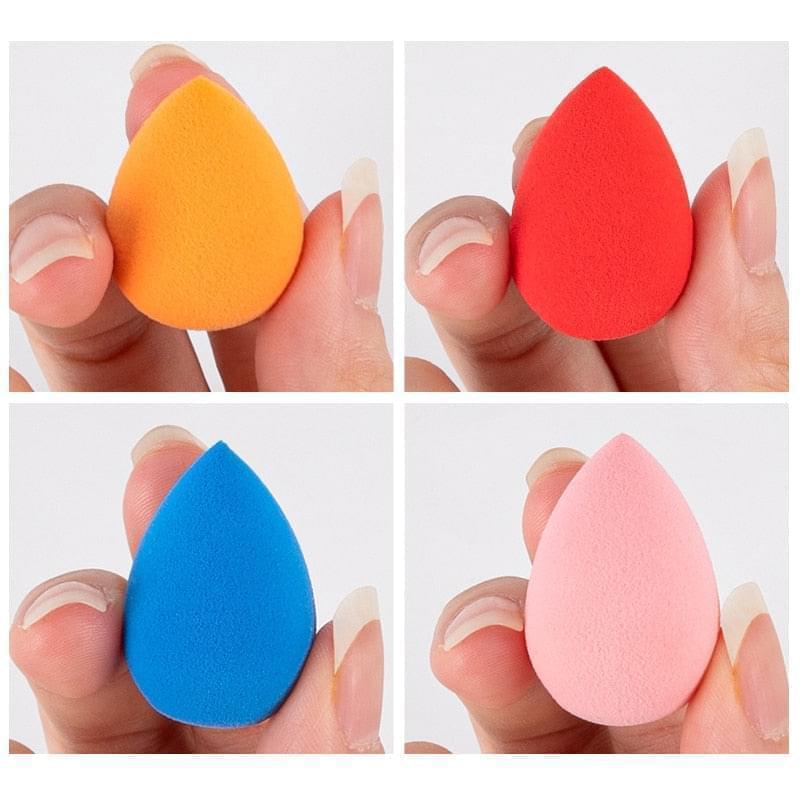 4pcs Makeup Blender Cosmetic Puff Makeup Sponge with Storage Box Foundation Powder Sponge Beauty Tool Women Make Up Accessories - Get Me Products