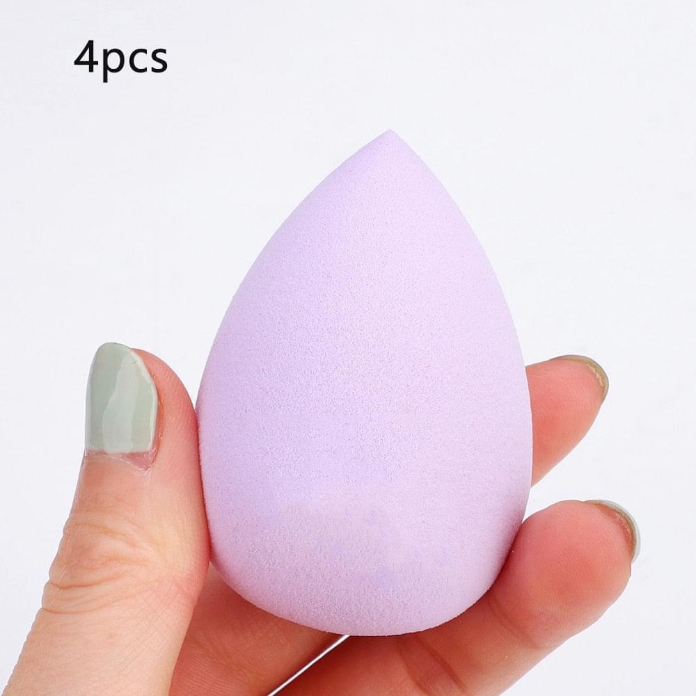 4pcs Makeup Blender Cosmetic Puff Makeup Sponge with Storage Box Foundation Powder Sponge Beauty Tool Women Make Up Accessories - Get Me Products