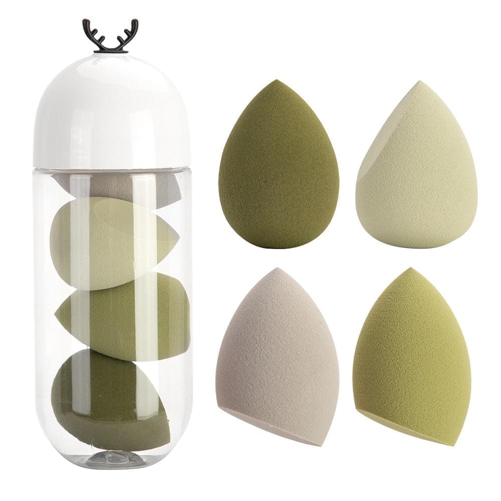 4pcs Makeup Blender Cosmetic Puff Makeup Sponge with Storage Box Foundation Powder Sponge Beauty Tool Women Make Up Accessories - Get Me Products