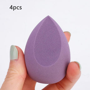 4pcs Makeup Blender Cosmetic Puff Makeup Sponge with Storage Box Foundation Powder Sponge Beauty Tool Women Make Up Accessories - Get Me Products