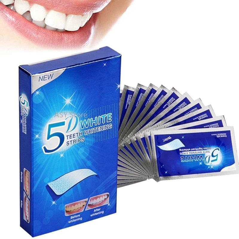 5D Gel Teeth Whitening Strips White Tooth Dental kit Oral Hygiene Care Strip for false Teeth Veneers Dentist seks Whiten gel Get Me Products