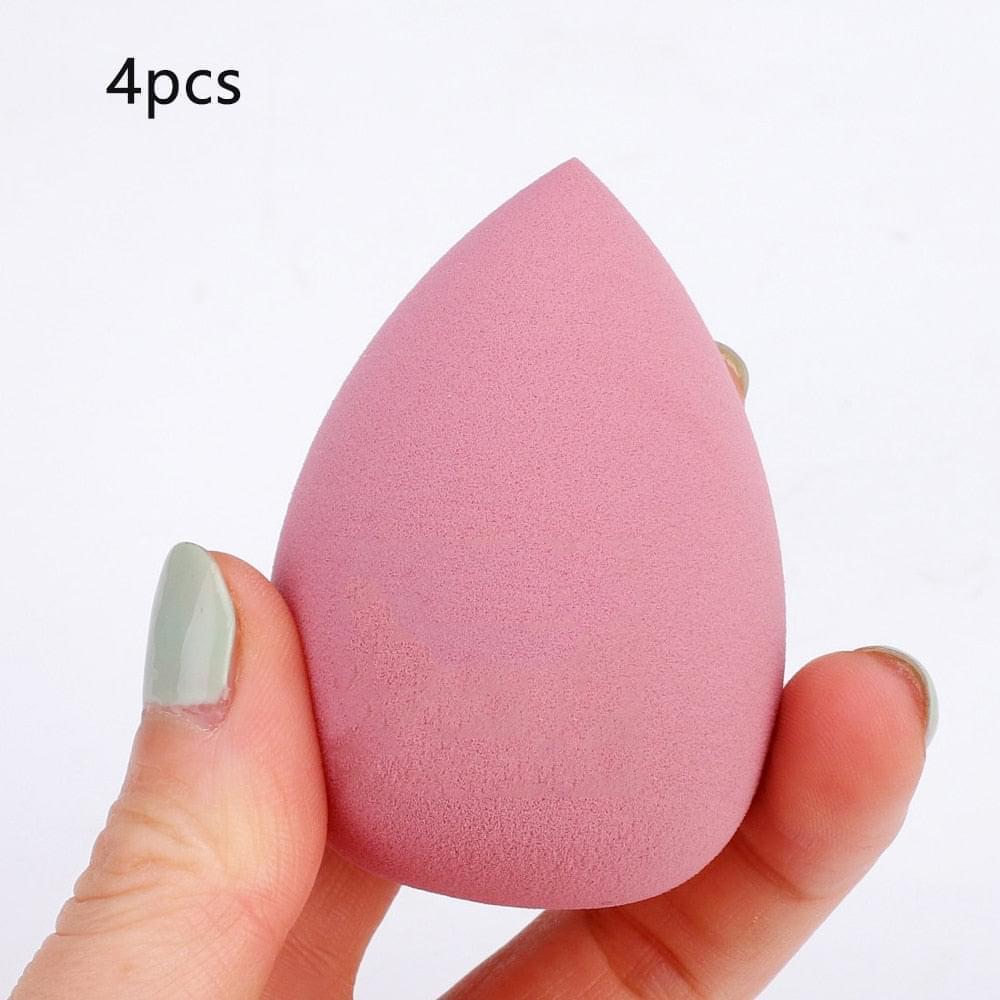 4pcs Makeup Blender Cosmetic Puff Makeup Sponge with Storage Box Foundation Powder Sponge Beauty Tool Women Make Up Accessories - Get Me Products