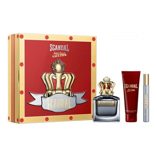 Jean Paul Gaultier Scandal Pour Homme Gift Set 100ml EDT + 10ml EDT + 75ml Shower Gel