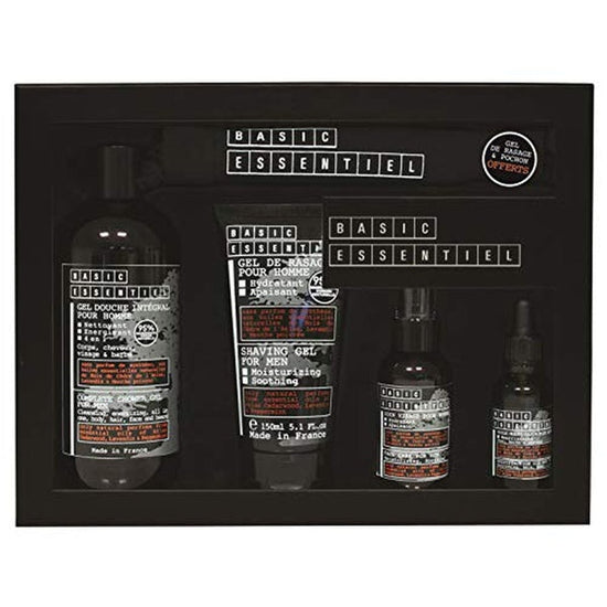 Jeanne Arthes Bare Essentiel Gift Set 500ml Shower Gel + 150ml Shaving Gel + 30ml Multifunction Oil + 75ml Moisturizer
