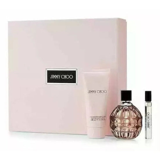 Jimmy Choo Gift Set 100ml EDP + 100ml Body Lotion + 7.5ml EDP