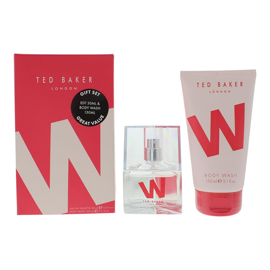 Ted Baker Women Gift Set Eau De Toilette Spray & Body Wash, 30ml / 150ml