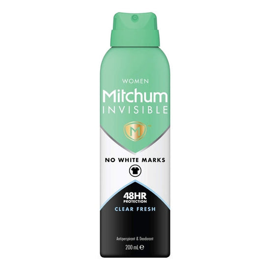 Mitchum Women Invisible 48HR Clear Fresh Antiperspirant & Deodorant Spray 200ml