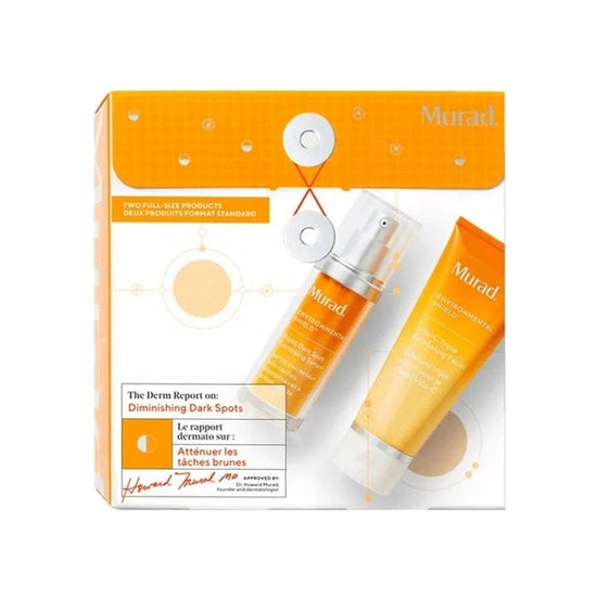 Murad The Derm Report Diminishing Dark Spots Gift Set 30ml Correcting Serum + 80 Face Exfoliator (1x 30ml Rapid Dark Spot Correcting Serum + 1x 80ml Vita-C Triple Exfoliating Facial)