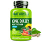 NATURELO Mens Multivitamins – One Daily Multivitamin for Men with Organic Whole Foods & High-Absorption Nutrients | Non-GMO, 240 Veggie Capsules