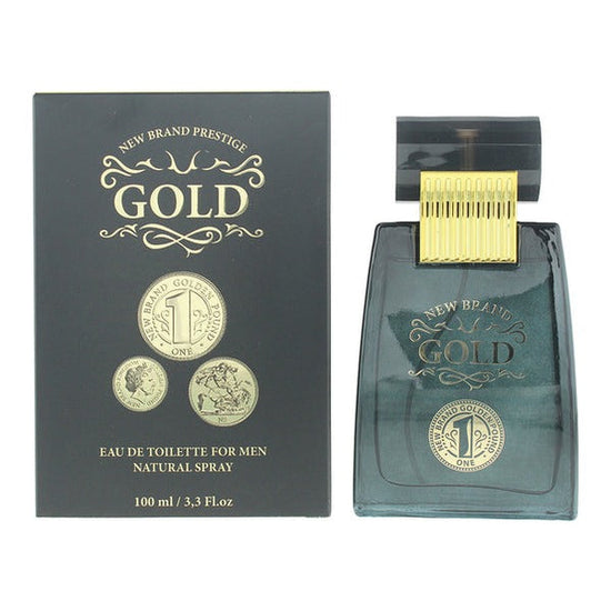 New Brand Gold For Men Eau de Toilette 100ml Spray