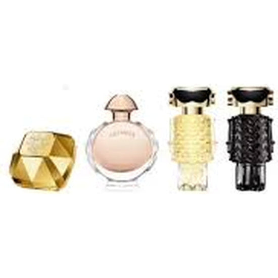 Paco Rabanne Miniatures Gift Set 5ml Lady Million EDP + 6ml Olympea EDP + 4ml Fame EDP + 4ml Fame Parfum EDP