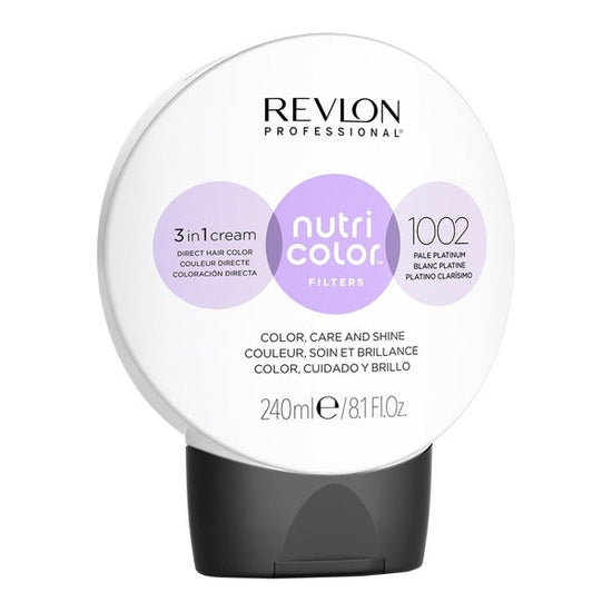 Revlon Nutri Color Filters 3 in 1 Cream Hair Colourant 240ml - 1002 Pale Platinum