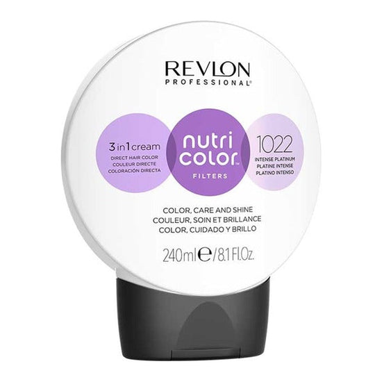 Revlon Nutri Color Filters 3 in 1 Cream Hair Colourant 240ml -1022 Intense Platinum