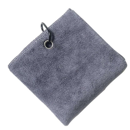 Microfiber Golf Towel UK | Hook & Loop 40x40cm | Adistore Golf