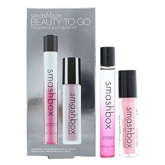 Smashbox Heartbreaker Gift Set 10ml EDP Roll-On + 3.6ml Roller Gloss Pink Sugar