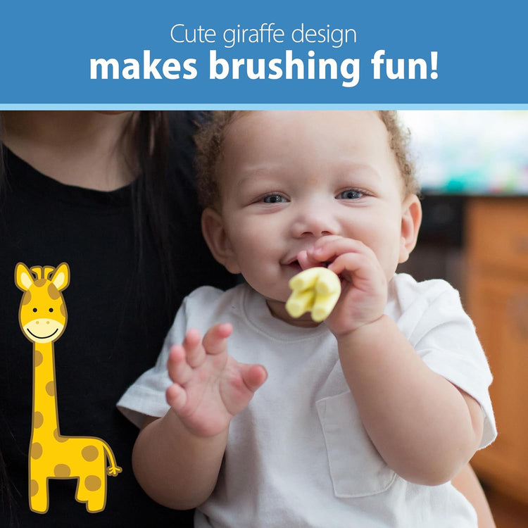 Infant-To-Toddler Training Toothbrush, Giraffe, 0-3 Years