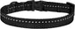 Reflective Dog Collar for a Small, Medium, Large Dog or Puppy with a Quick Release Buckle - Boy and Girl - Nylon Suitable for Swimming (7-11 Inch, Black)