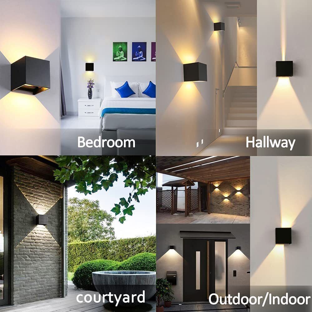 Modern LED Wall Light Up Down Wall Lights Indoor Sconce Lighting Lamp Home UK - Get Me Products