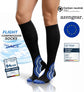 Compression Socks for Women and Men - Seamless Toe, Padded Heel and Sole