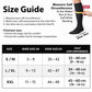 Compression Socks for Women & Men (20-30 mmHg) Knee-High Flight Socks, Calf Support for Travel, Running - Seamless Toe, Padded Heel and Sole