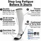 Compression Socks for Women & Men (20-30 mmHg), Knee-High Flight Socks