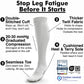Compression Socks for Women & Men (20-30 mmHg) Knee-High Flight Socks, Calf Support for Travel, Running - Seamless Toe, Padded Heel and Sole