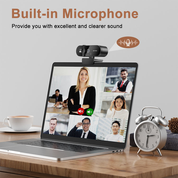 Full HD 1080P USB Webcams Camera Auto Focus With Microphone For PC Laptop Live - Get Me Products