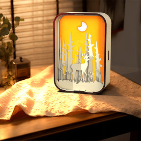 Woodcarving Light Creative Gift Minimalist Bedside Night Light Decoration Desktop Decoration Birthday Gift - Get Me Products