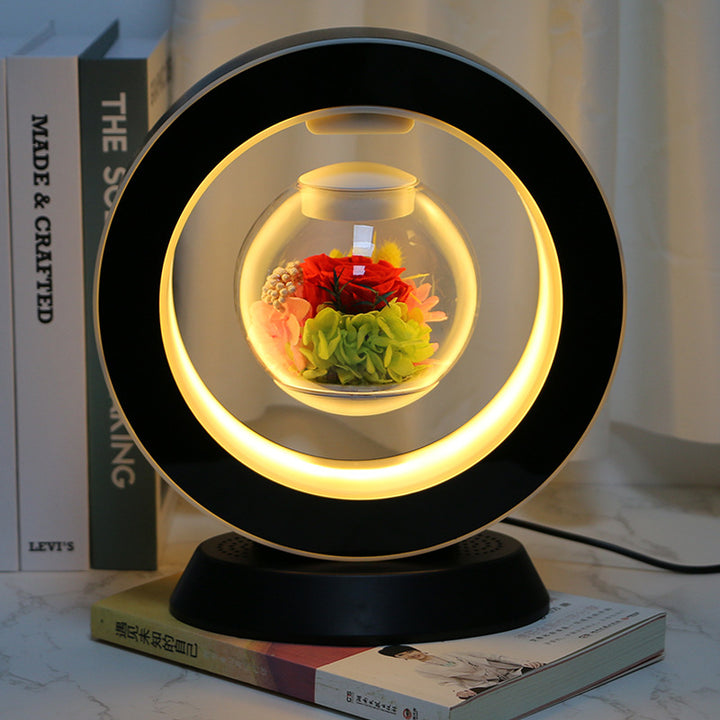 Magnetic Levitation Immortal Flowers For Girlfriend On Chinese Valentine's Day - Get Me Products
