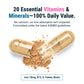BariatricPal Multivitamin ONE — 1 Daily Capsule with 18 mg Iron | 90 Count
