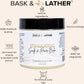 Bask & Lather Stimulating Scalp & Hair Balm for Hair Growth – Mango & Shea Butter, Peppermint & Rosemary, Vitamin E | 6 oz