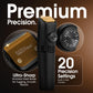 Bell+Howell Vacutrim Cordless Beard Trimmer – Built-In Vacuum, 20-Setting Dial