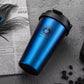 500Ml Insulated Travel Coffee Cup Double Wall Leak-Proof Thermos Mug Vacuum Stainless Steel Tea Tumbler with Lid and Handle