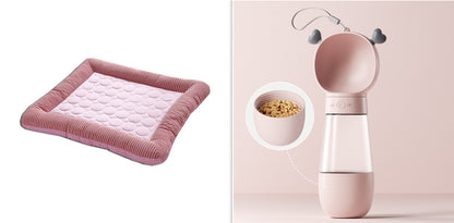 Pet Cooling Pad Bed For Dogs Cats Puppy Kitten Cool Mat Pet Blanket Ice Silk Material Soft For Summer Sleeping Blue Breathable - Get Me Products