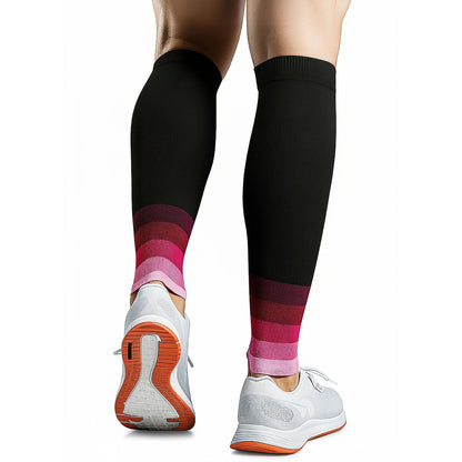 Calf Support Compression Sleeves (Pair) for Women, Men, Running, Shin Splints