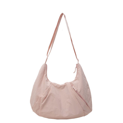Pleated Messenger Bag Large Capacity Artistic Simple Fashion for Wpmen - Get Me Products