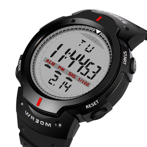 Large Screen Sports Men Waterproof Multifunctional Outdoor Mountaineering Watch - Get Me Products