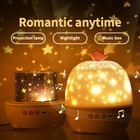 Projection Lamp 6 Kinds Of Projection Patterns Bluetooth Sound Lamp LED Night Lamp Indoor Atmosphere Lamp Birthday Gift - Get Me Products