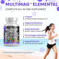 Clean Nutraceuticals MultiMag Magnesium Complex - 9 Magnesium Forms + B Vitamins (180 Capsules, Pack of 2)