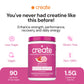 Create Creatine Monohydrate Gummies – 1.5g per Gummy, Vegan, Anti-Melt, Orange Flavor
