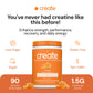 Create Creatine Monohydrate Gummies – 1.5g per Gummy, Vegan & Anti-Melting