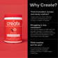 Create Creatine Monohydrate Gummies – 1.5g Per Gummy, Sour Cherry, Vegan, Gluten‑Free