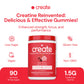 Create Creatine Monohydrate Gummies – 1.5g Per Gummy, Sour Cherry, Vegan, Gluten‑Free