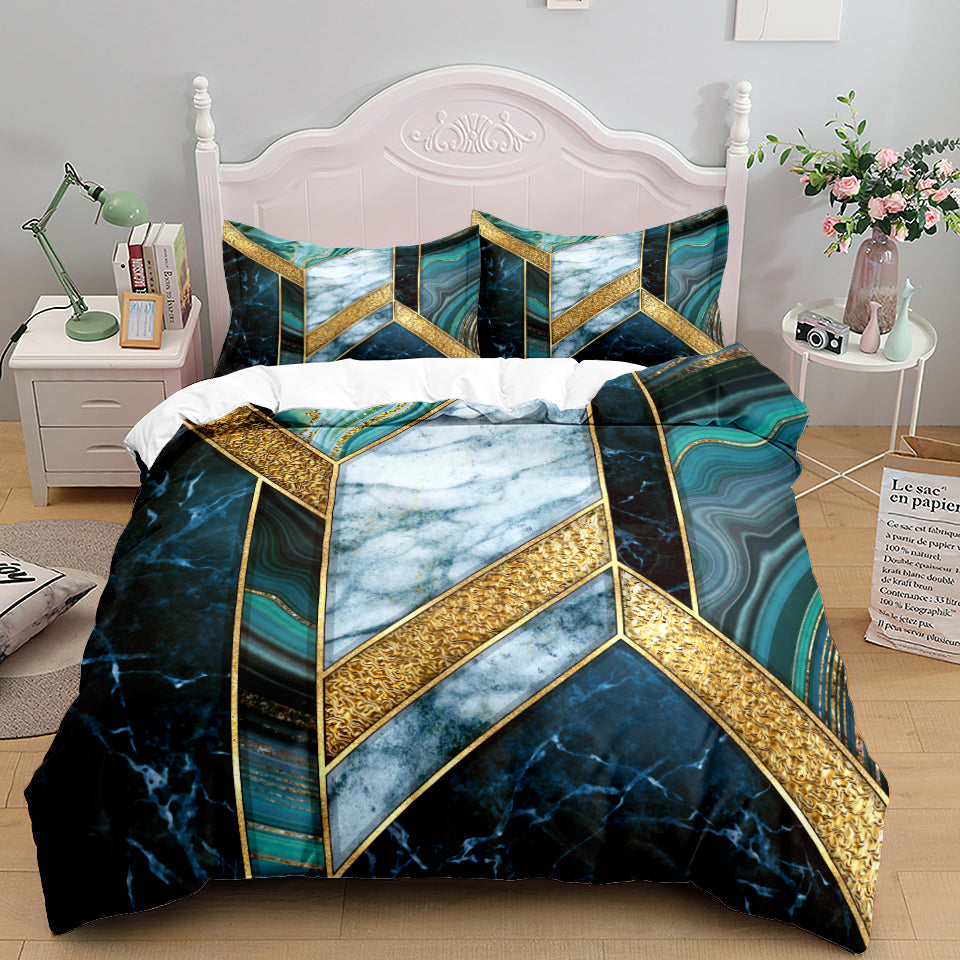 Bedding Home Textile Quilt Cover Three Piece Set - Get Me Products