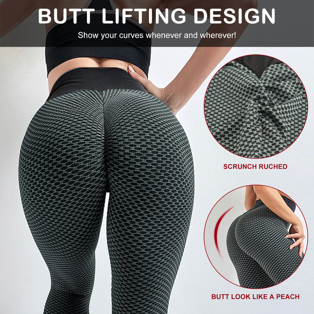 TIK Tok Leggings Women Butt Lifting Workout Tights Plus Size Sports High Waist Yoga Pants Small Amazon Banned - Get Me Products
